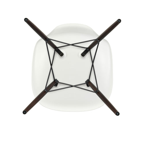 Cadeira Eames em Plástico DSW / Base dark maple